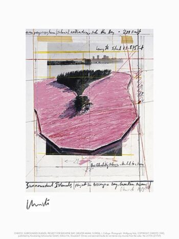 Christo and Jeanne-Claude | Surrounded Islands, Miami I , handsigniert