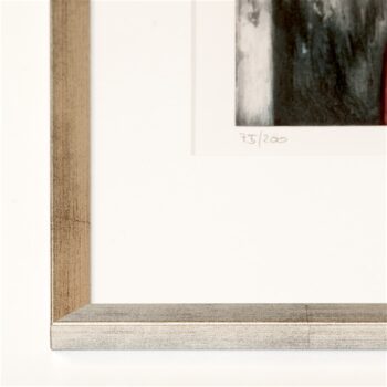 Silberner Holzrahmen | 40 x 50 cm