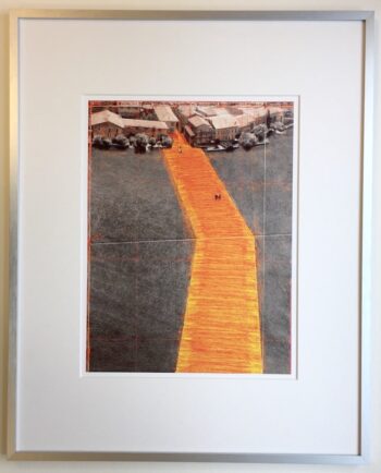 Christo The Floating Piers - gerahmter Kunstdruck 3