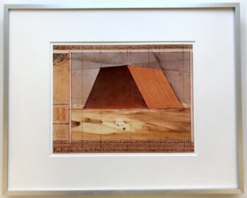 Christo | Mastaba - gerahmter Kunstdruck