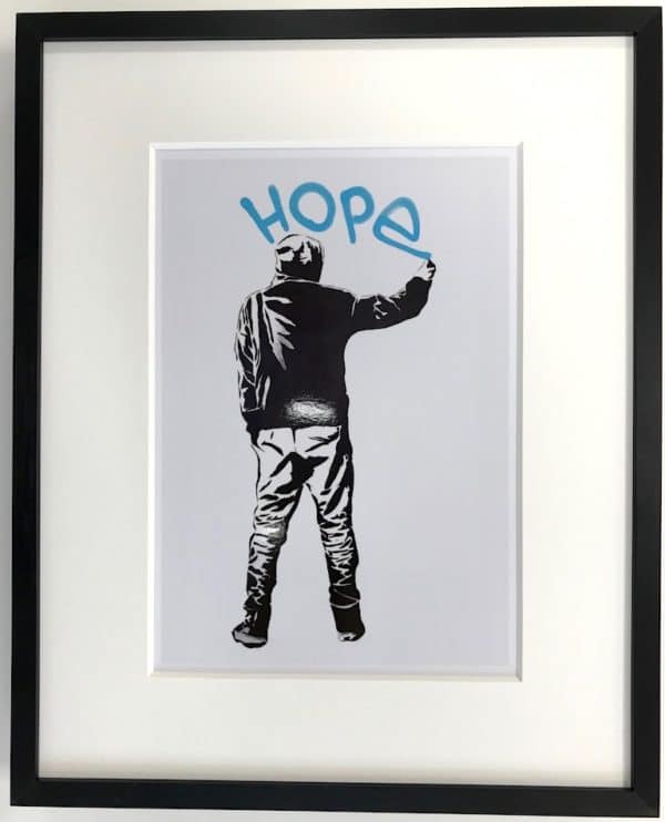 Streetart | Hope – gerahmter Miniprint