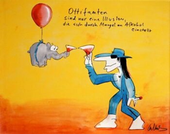 Otto Waalkes Ottifanten sind nur eine Illusion (rot)