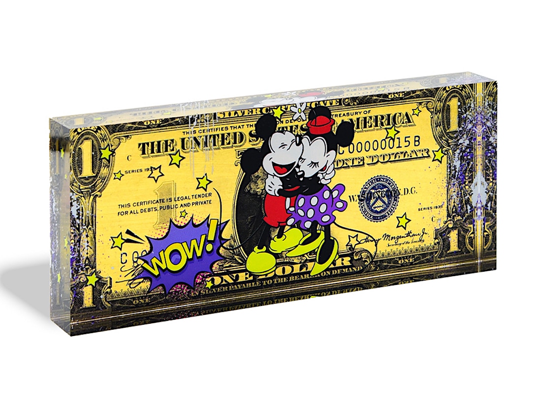 Devin Miles One Dollar Mickey Acrylblock