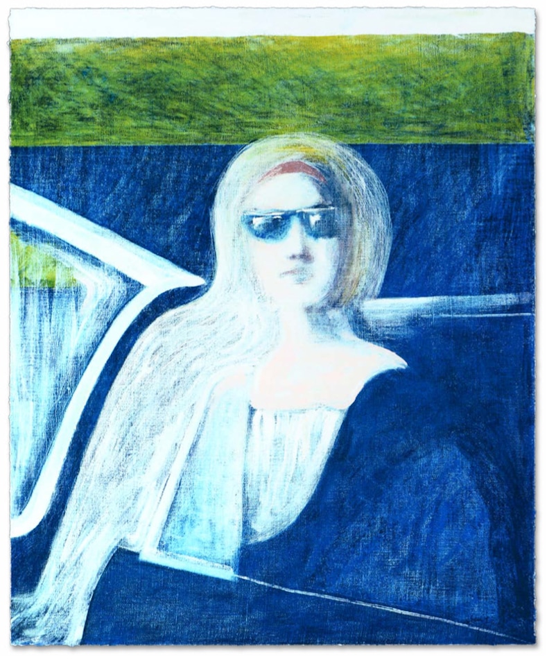 James-Francis-Gill-Woman-in-Blue-Car
