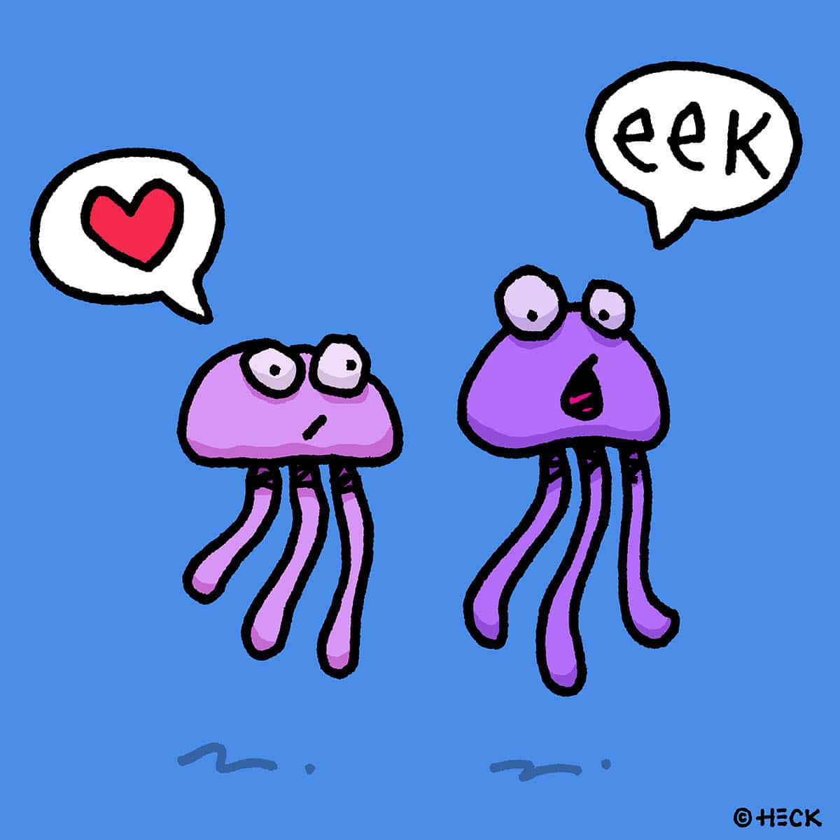 Ed-Heck-Love-And-Eek-Pigmentdruck