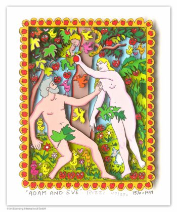 James Rizzi Adam and Eve