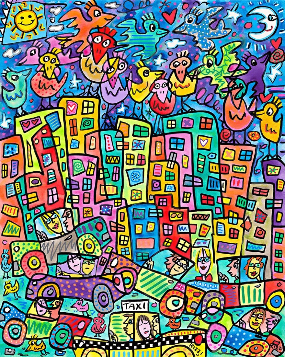James Rizzi Me and you and the city too