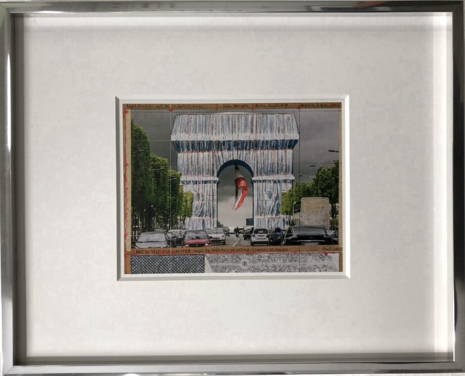 Christo-Arc-de-Triomphe-Miniprint-4-gerahmt