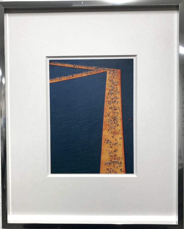 Christo-The-Floating-Piers-gerahmter-Miniprint-6