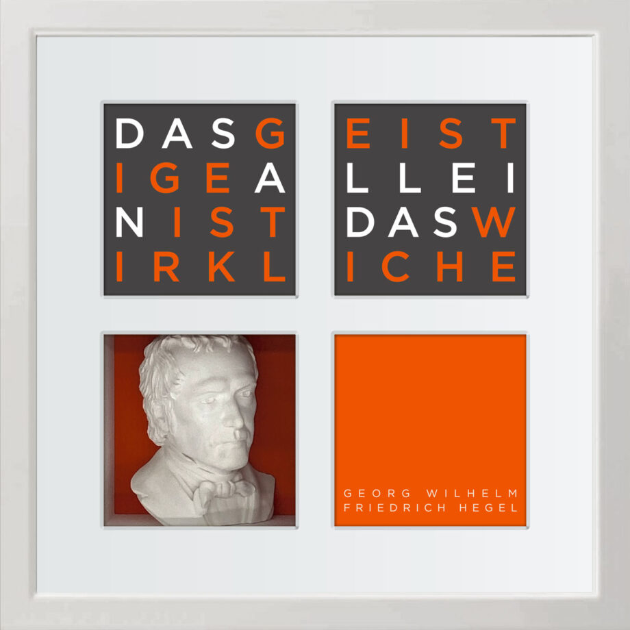 birkelbach-wortkunst3-zitatequadrate-bild-friedrich-wilhelm-georg-hegel-rahmen-weiss-35-x-35-cm