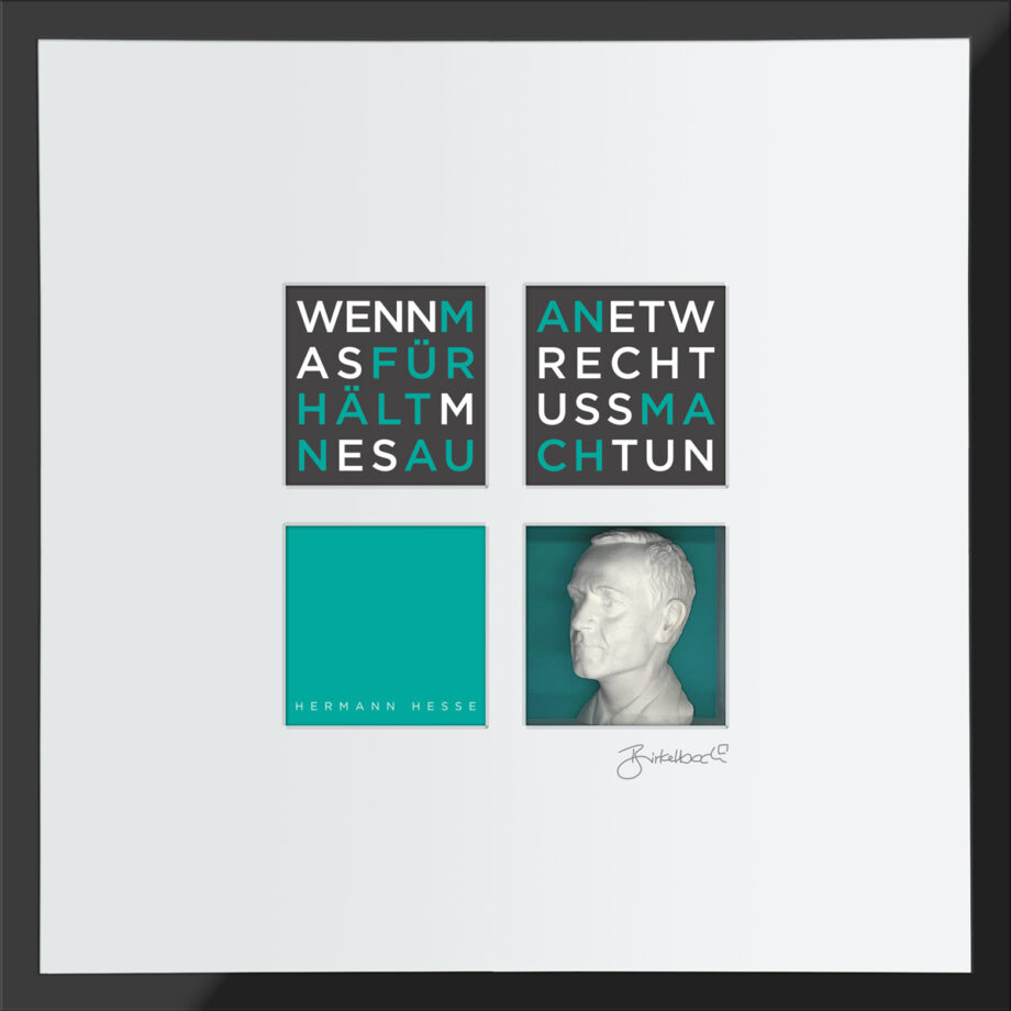 birkelbach-wortkunst3-zitatequadrate-bild-hermann-hesse-rahmen-schwarz-55-x-55-cm