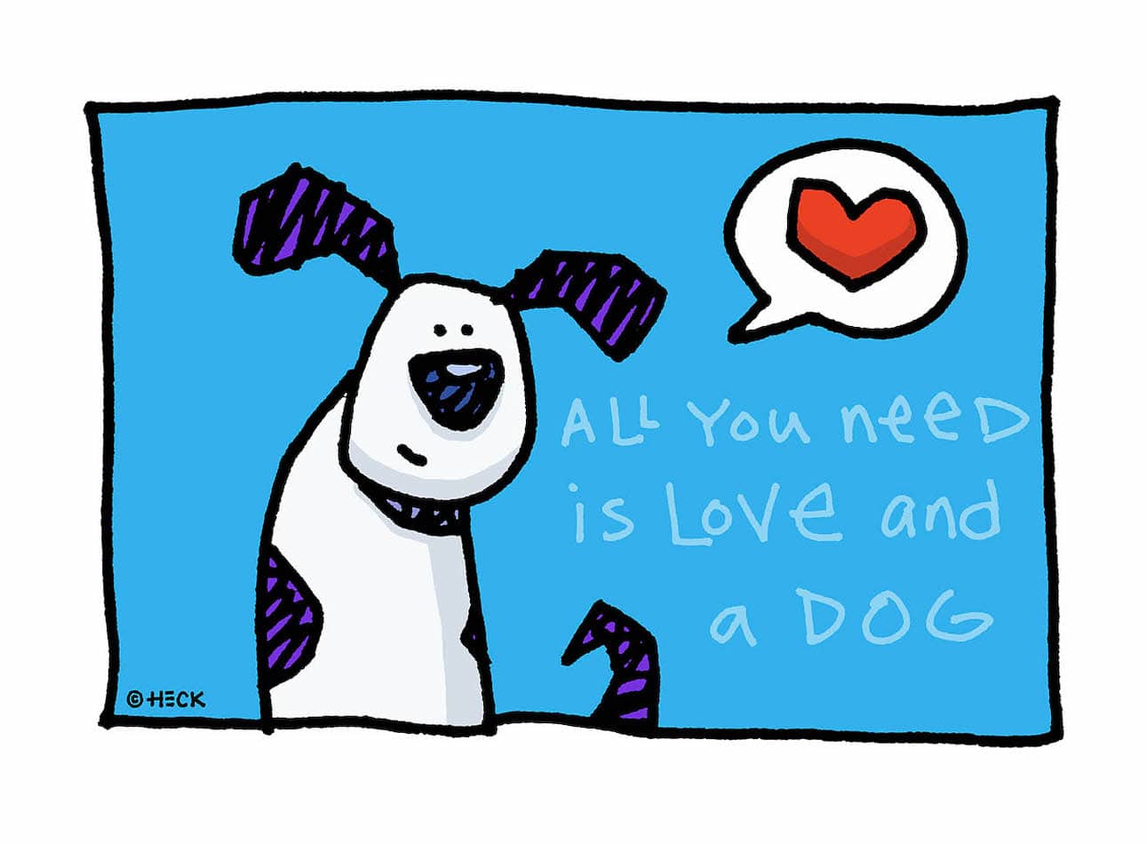 Ed-Heck-All-you-need-is-love-and-a-dog