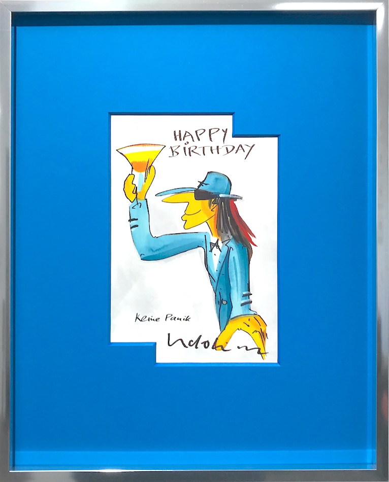 Udo Lindenberg Happy Birthday Keine Panik blau