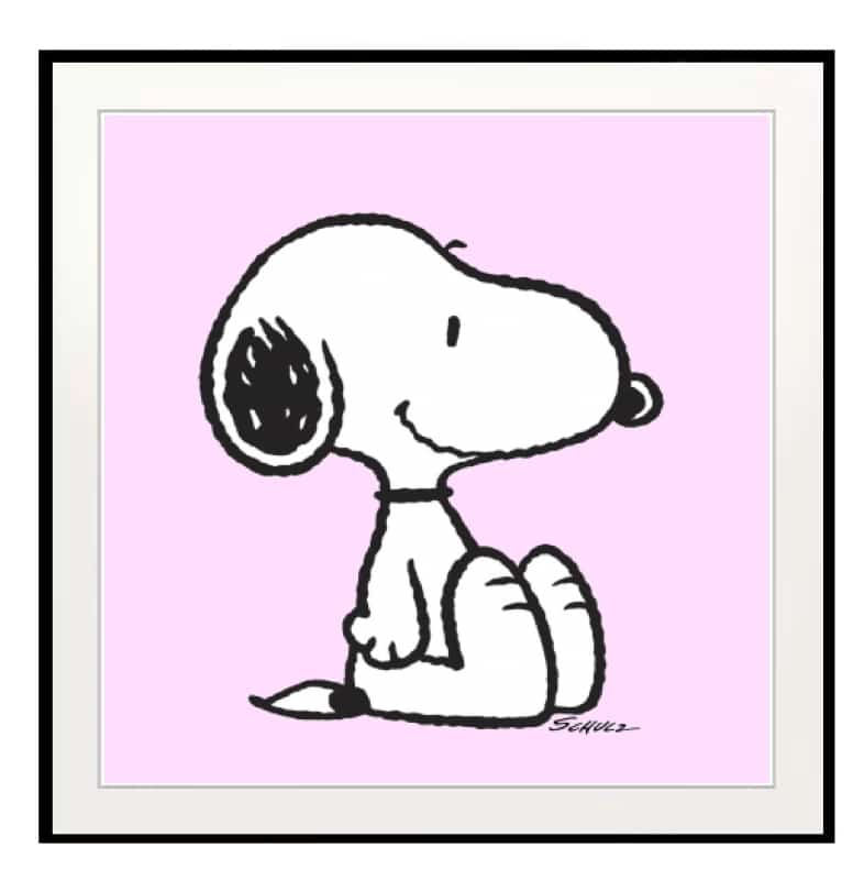 Peanuts-Snoopy Pink