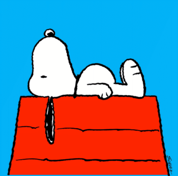 Peanuts Snoopy Take a Moment Leinwand