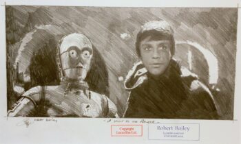 Robert Bailey Star Wars A visit to the palace Unikat Galerie Hunold