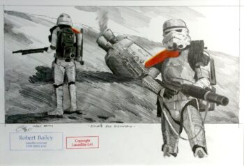 Robert Bailey Star Wars Escape Pod Discovery Unikat Galerie Hunold
