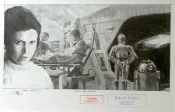 Robert Bailey Star Wars Sick Bay Respite Unikat Galerie Hunold