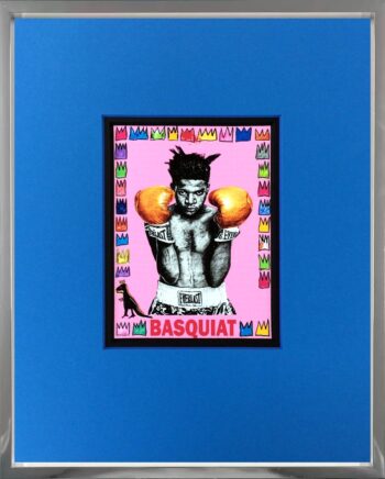 Basquiat Miniprint pink