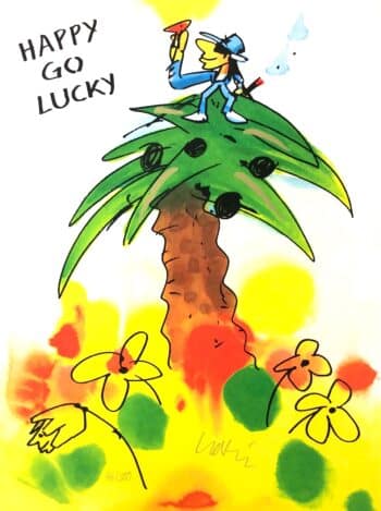 Udo Lindenberg Happy Go Lucky Siebdruck