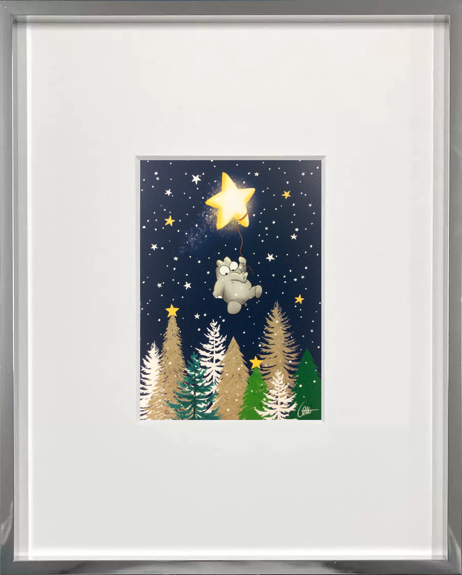 Otto-Waalkes-Miniprint-24x30-Weihnachten-Ottifant-Sterne.tiff