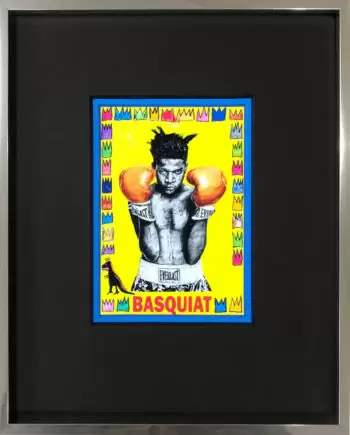 Thomas Jankowski Basquiat Miniprint gelb