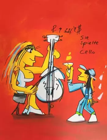 Udo Lindenberg Sie spielte Cello
