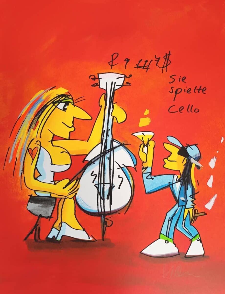 Udo Lindenberg Sie spielte Cello