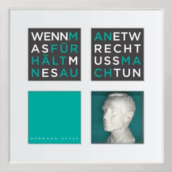 birkelbach-wortkunst3-zitatequadrate-bild-hermann-hesse-rahmen-weiss-35-x-35-cm