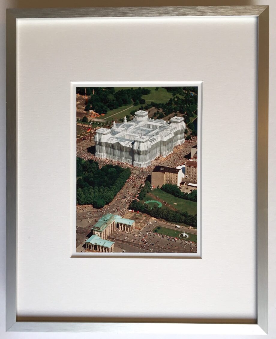 Christo Reichstag Miniprint 1 (gerahmt)