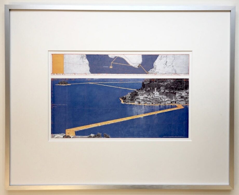 Christo | The Floating Piers - gerahmter Kunstdruck 1