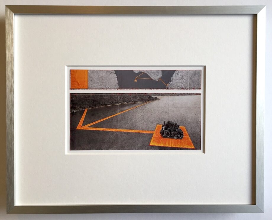Christo The Floating Piers - gerahmter Miniprint 5