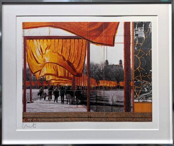 Christo und Jeanne-Claude The Gates XXVI handsigniert gerahmt
