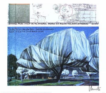 Christo Wrapped Trees No. I, handsigniert
