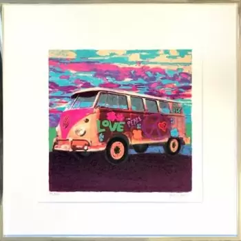 James Francis Gill Mini Hippie Bus