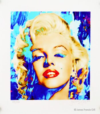 James Francis Gill Mini Marilyn Into the Blue