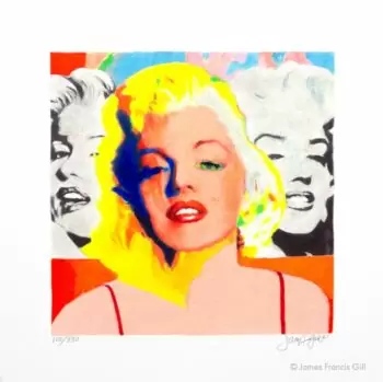 James Francis Gill Mini Marilyn Three Faces