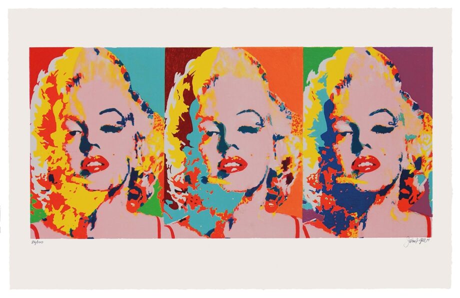 James Francis Gill Three Faces of Marilyn