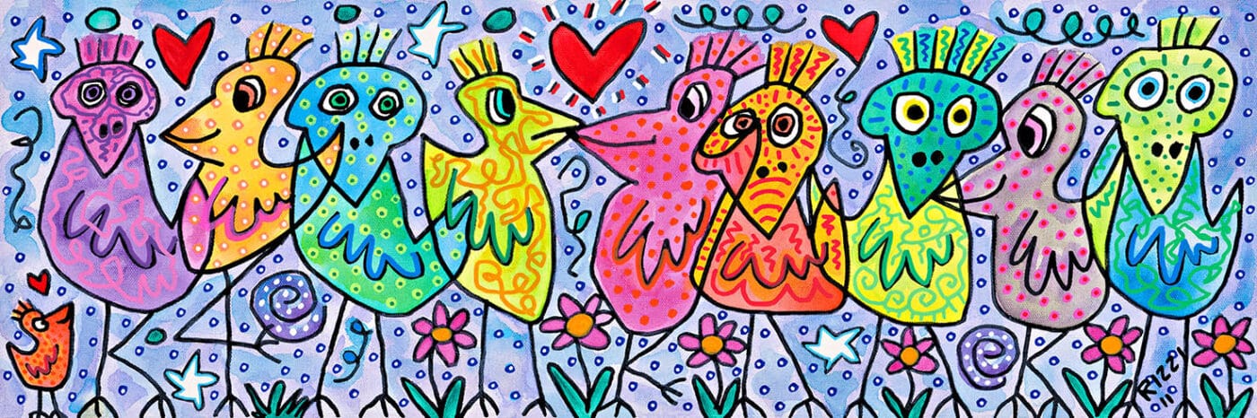 James Rizzi 「BIRDS BACKYARD」リプダクト Birds in a Junk