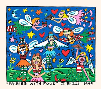 James Rizzi Fairies with food