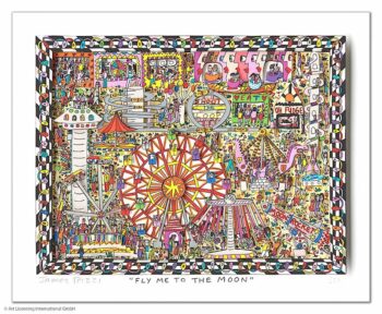James Rizzi Fly me to the moon