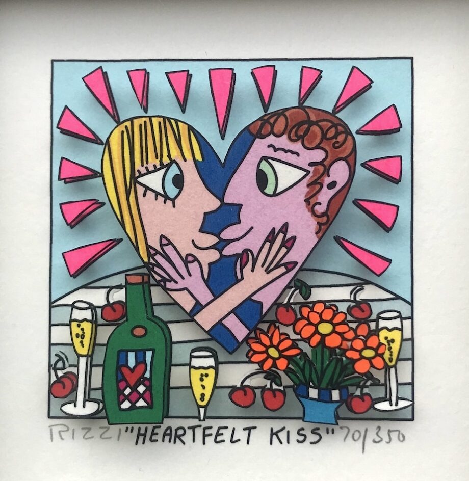 James Rizzi Heartfelt Kiss