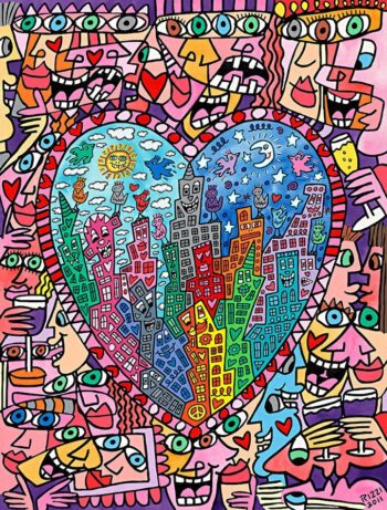 James Rizzi It's heart not to love my city