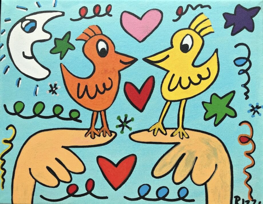 James Rizzi Love those love birds