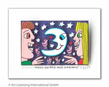 James Rizzi | Moon Beams And Dreams