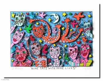 James Rizzi | Nine Cats with Nine Lives