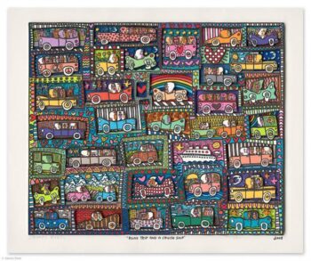 James Rizzi | Road trip and cruise ship