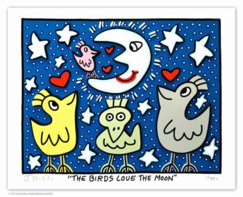 James Rizzi The birds love the moon