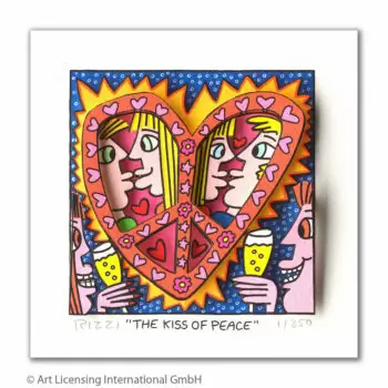 James Rizzi The Kiss of Peace