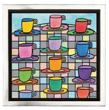 James Rizzi The most colorful cups of coffee